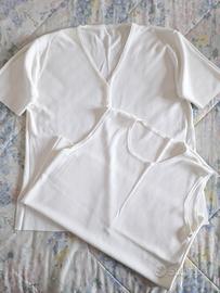 2 pezzi giacchino mezze maniche e canottiera 