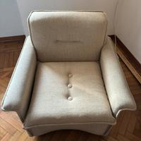 Poltrona in tessuto