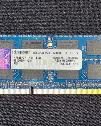 4GB DDR3 SODIMM Kingston