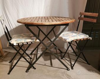 Tavolo da giardino + 2 sedie