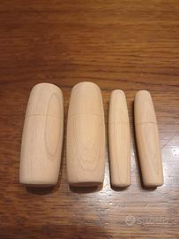 manopole e manolini in legno per bici d'epoca 