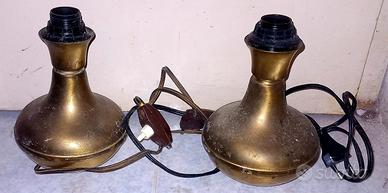 Coppia di basi per lampade da tavolo vintage 