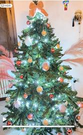 Albero di Natale 180 cm con luci led