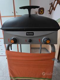 barbecue con pietre laviche a gas