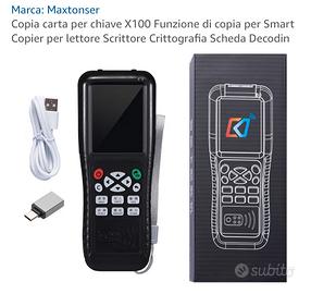 Maxtonser X100 Copia Chiave Lettore