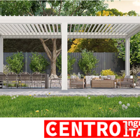 Pergola bioclimatica 3x5 gazebo lamelle orientabil