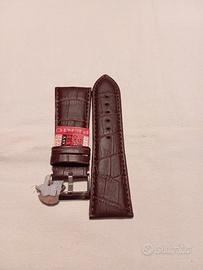 cinturino per orologio pelle marrone scuro 30mm 