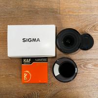 Sigma 16mm F 1.4 + K&F Filter