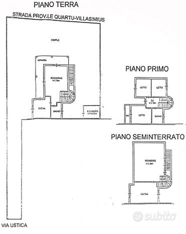 Via Ustica mq 169 villino tre livelli e giardino