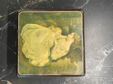 Scatola Di latta Pubblicitaria Biscotti Wamar