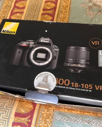 Nikon D3400 + obbiettivo 18-105  f/3.5 VR KIT