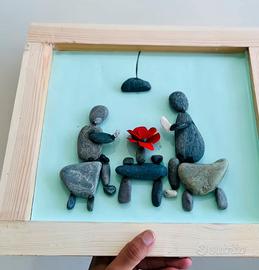 Decorazione artistica con pietre naturali