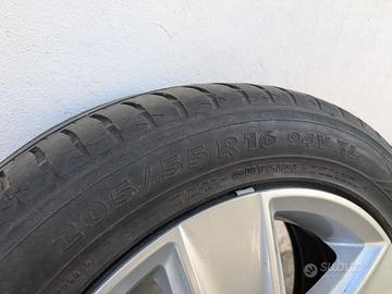 4 Cerchi in ferro orginali Volkswagen 16" 5 fori