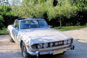 Triumph Stag 26 hp -1971, bianco avorio,TRATTABILE