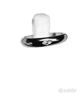 Fedina argento 3mm con brillanti ct 0,02