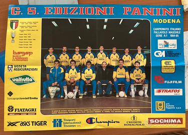 Poster pallavolo Panini 1984 1985 serie A1