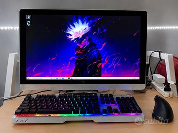 PC All-in-one HP 22” TOUCH SCREEN - SSD NUOVO