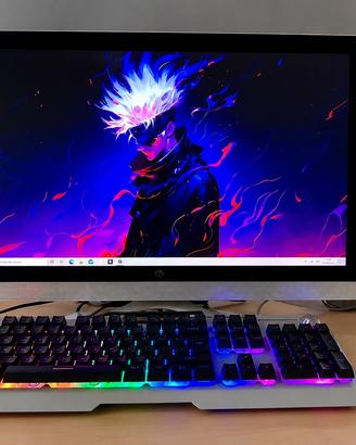 PC All-in-one HP 22” TOUCH SCREEN - SSD NUOVO