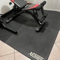 Tappeti palestra mattonella in gomma evo xenios