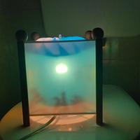 Lampada cameretta con illustrazioni