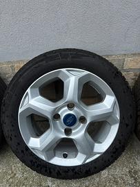 Cerchi in lega + gomme invernali 195/50r15 ford fi