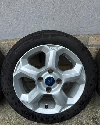 Cerchi in lega + gomme invernali 195/50r15 ford fi