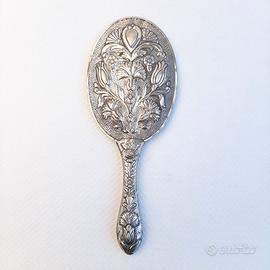 Antico Specchio a mano in argento