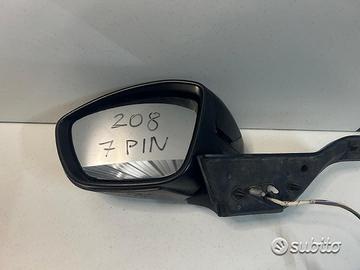 Specchietto retrovisore sx peugeot 208 2014 2018