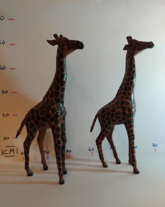 coppia giraffe soprammobile 