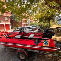Gommone 4,20 carrello e motore