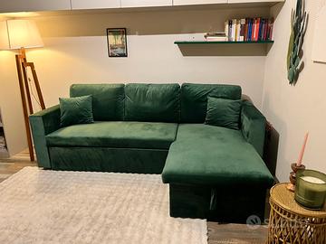 divano-letto con chaise-lounge