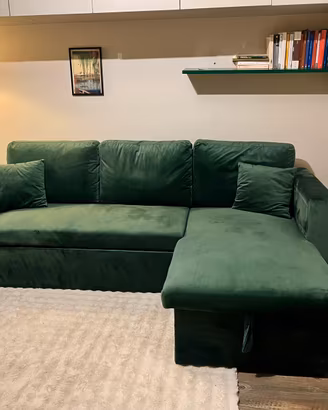 divano-letto con chaise-lounge