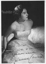 Foto della cantante lirica Rosanna Carteri