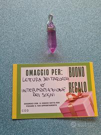 ciondolo esagonale portafortuna + omaggio 