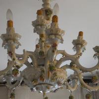 Grande Lampadario Capodimonte