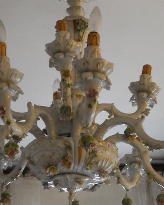 Grande Lampadario Capodimonte