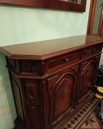 Credenza con specchio