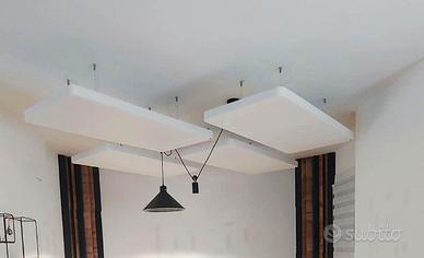 4 pannelli fonoassorbenti da soffitto
