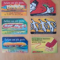 Carte telefoniche anni 90 italiane ed estere