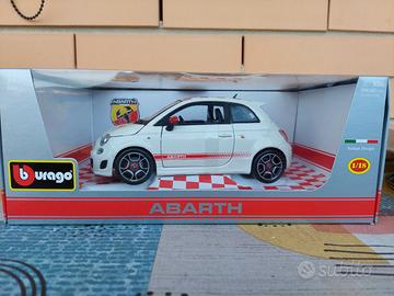 Modellino Fiat 500 Abarth 2008 1:18