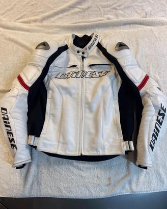 Giacca moto Dainese pelle racing 3
