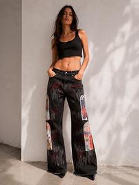 Jeans Boyfriend Y2K Grafiche Streetwear