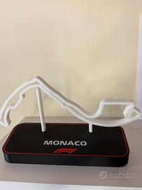 Modellino circuito Formula 1 Monaco da collezione