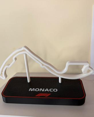 Modellino circuito Formula 1 Monaco da collezione