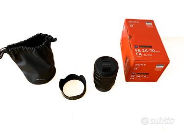 Obiettivo Sony FE 24-70 mm f4 Zeiss
