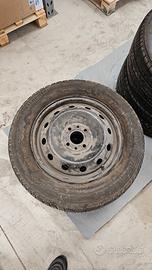 Ruota di scorta con cerchio 165 70 R14 Continental