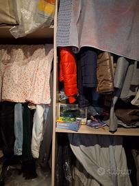 Armadio frontale senza ante