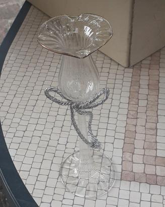 Candelabri in vetro soffiato