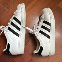 Come NUOVO - Adidas Superstar bianco tg 36,5