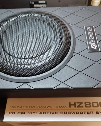 ESX HZ800A - Subwoofer attivo da 20 cm (8") serie